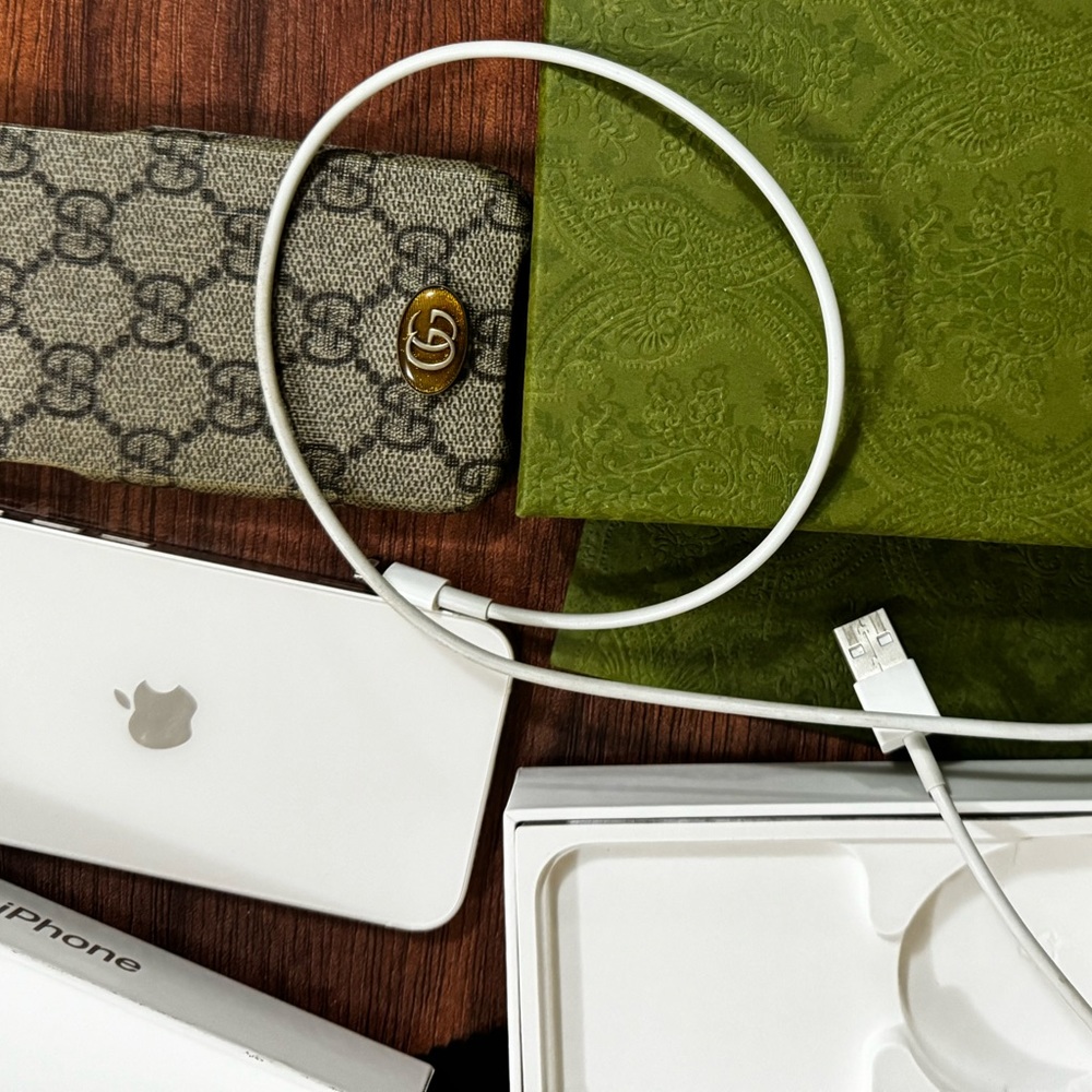 Used authentic gucci case and iPhone 12 mini unlock